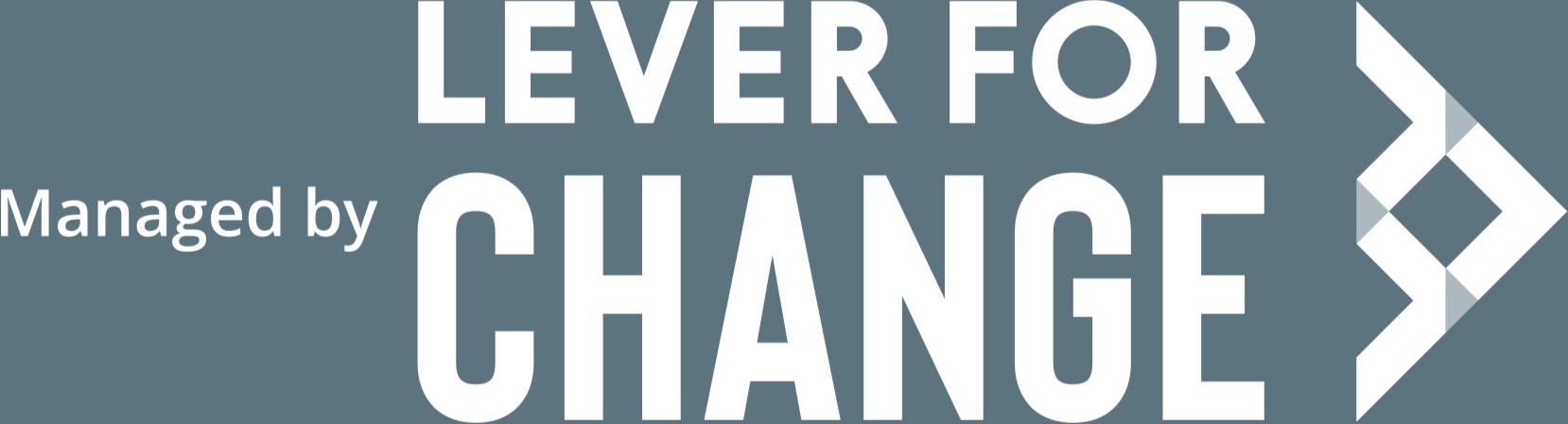 Managed by Lever for Change logo